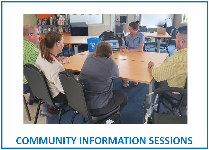 community information sessions