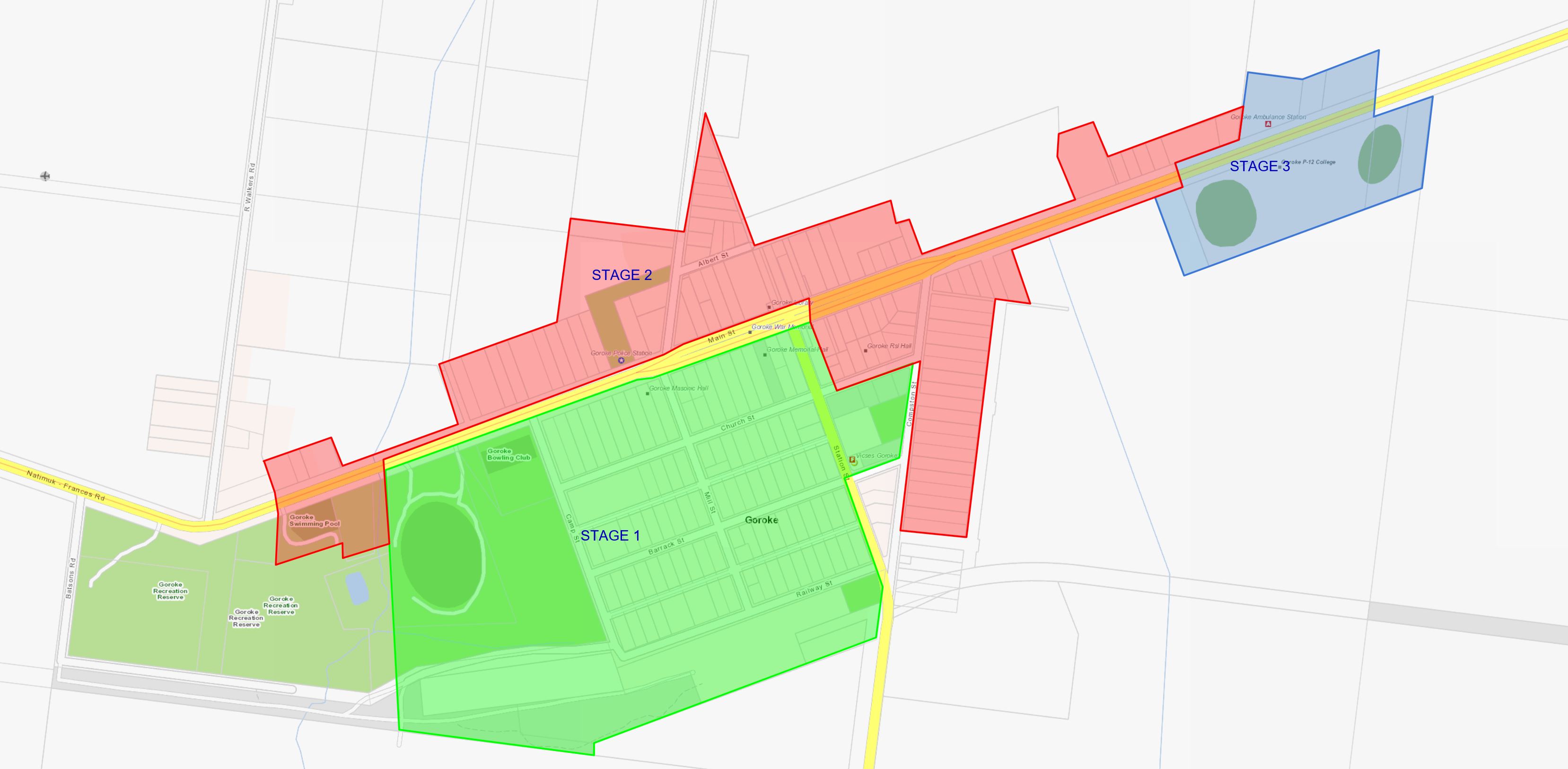 R2020 39574 Revised Staging Plan Goroke Sewerage Scheme current as at 20230712